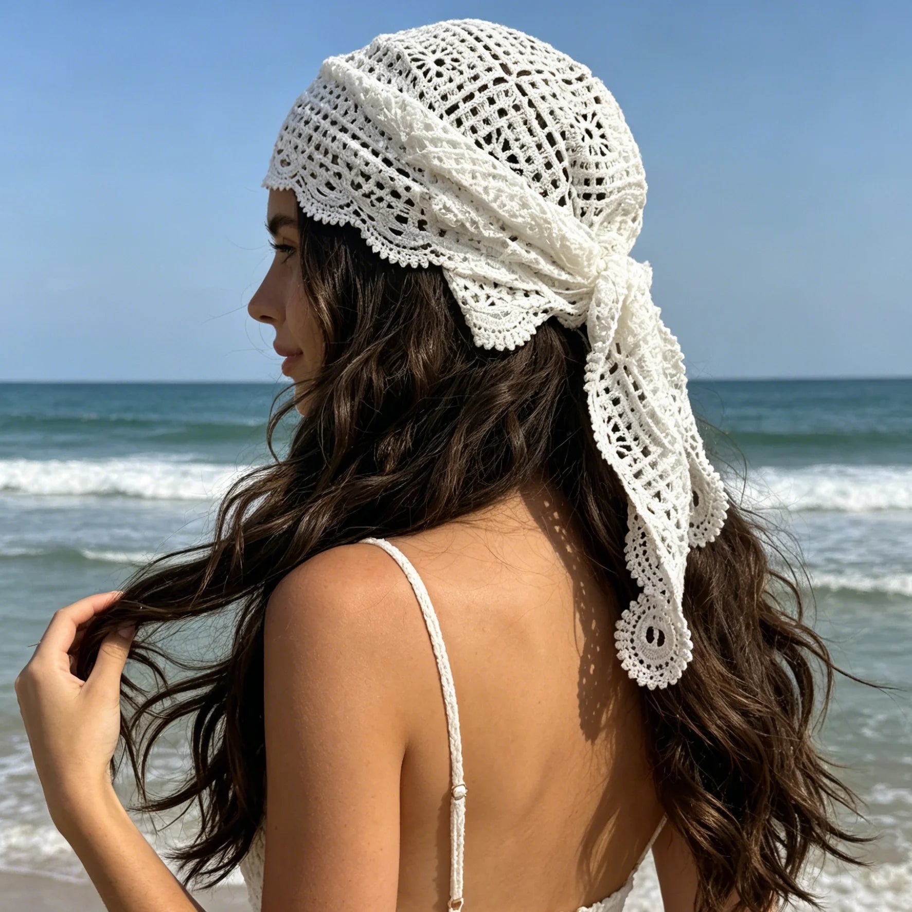 SOERA Celeste Bohemian Triangle Headscarf - Accessories -
