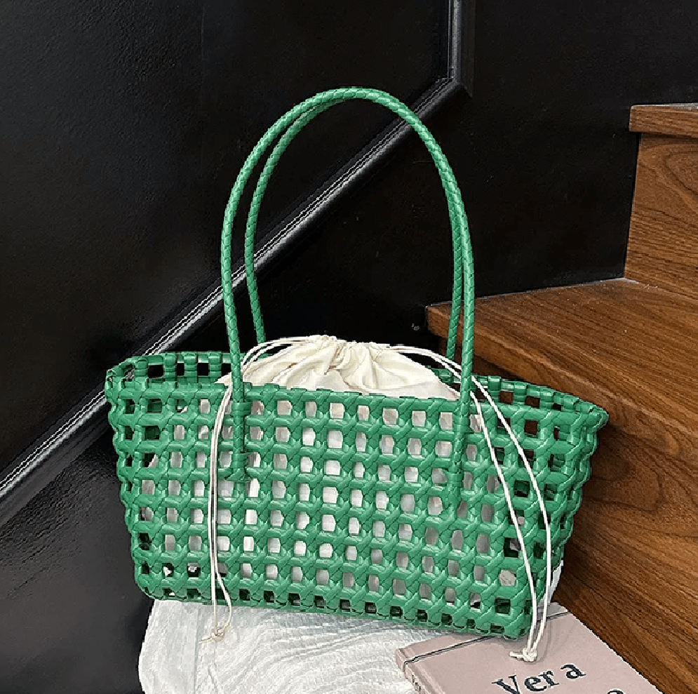 SOERA Sienna Hollowed Shoulder Tote - Bag - Green