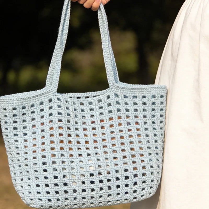 SOERA Sophia Crochet Shoulder Bag Kit - Bag - SOERA-337923-1SE-OS-59651 Light Blue