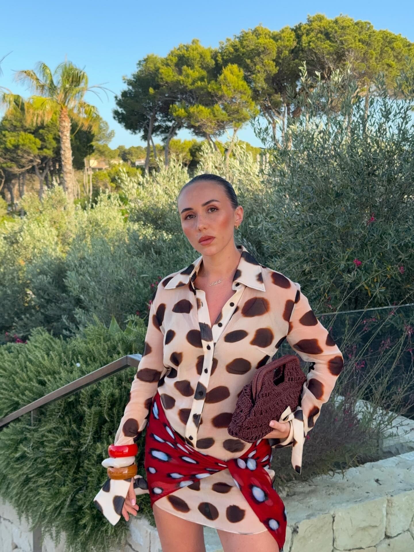 SOERA Margot Animal Print Shirt Dress - Dress - SOERA-154243-S-OS-14019 S