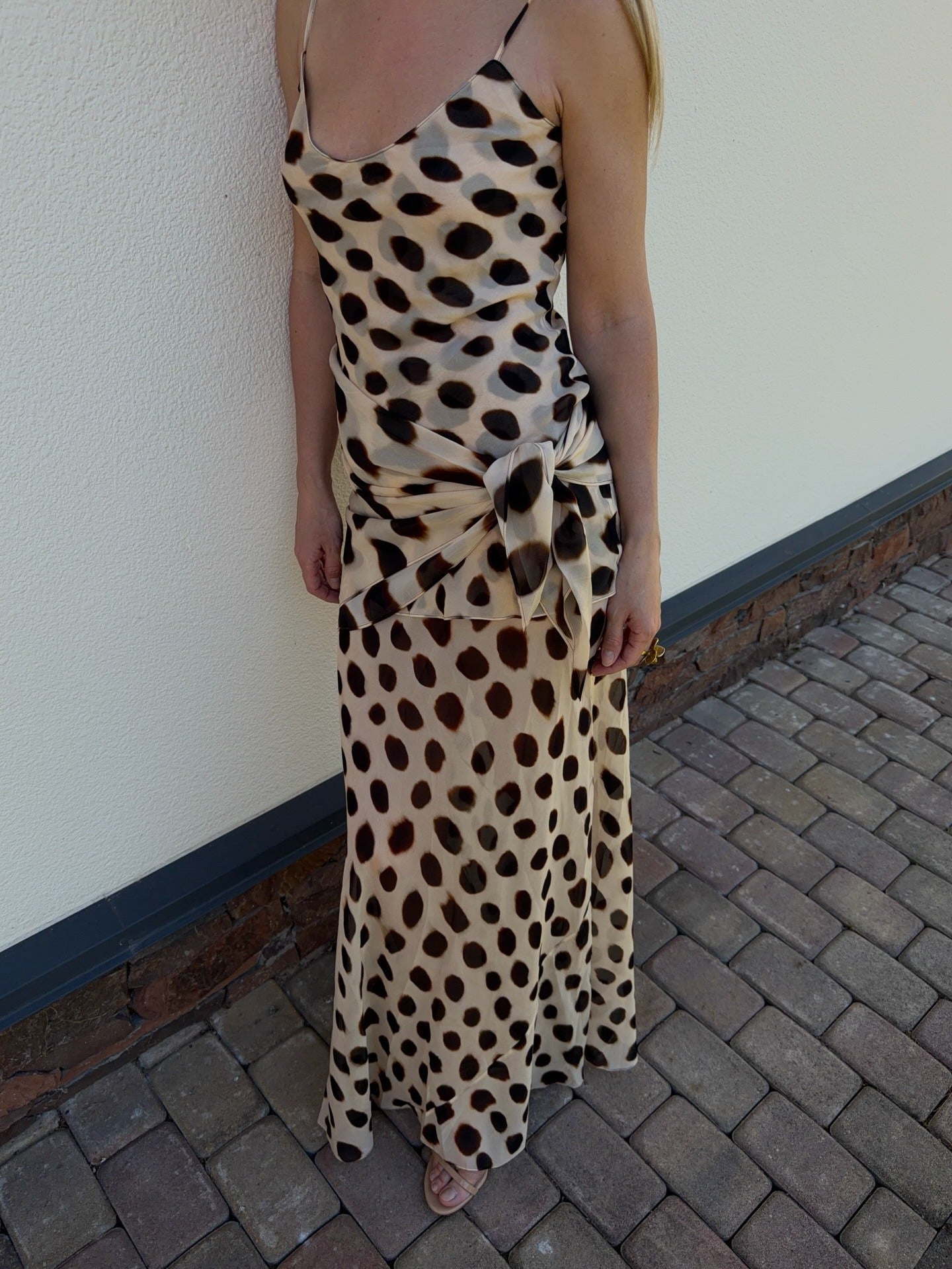 SOERA Natasha Leopard Print Maxi Scarf Dress - Dress - SOERA-332419-S-OS-58179 S