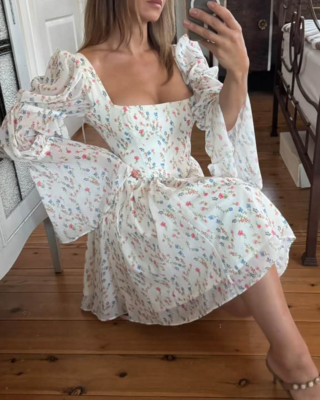 SOERA Bianca Off-Shoulder Ruffled Mini Dress - Dresses - White S