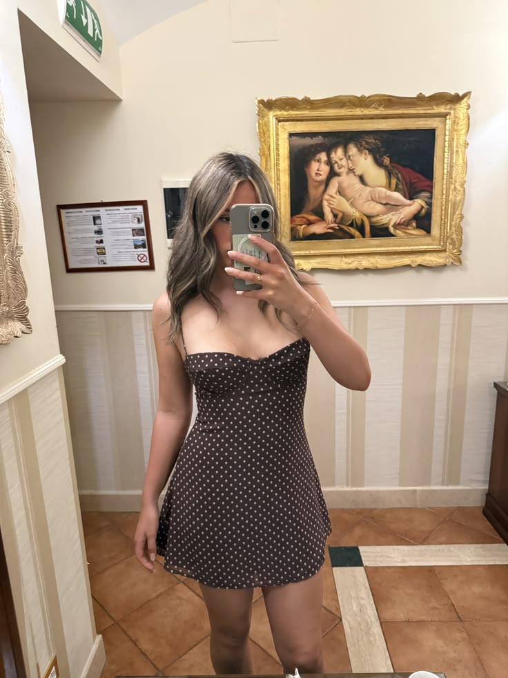 SOERA Bianca Polka Dot Mesh Mini Dress - Dresses - SOERA-286467-DEF-M-32099 M
