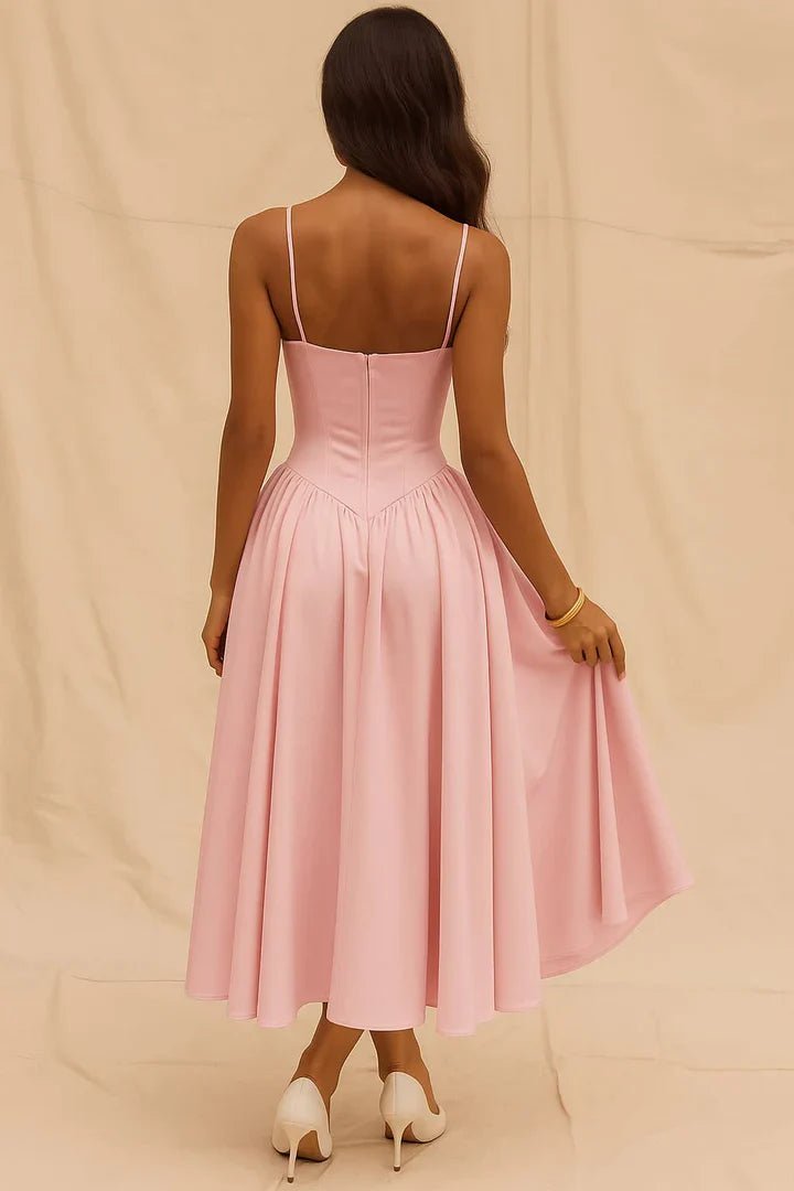 SOERA Isabelle Midi Wedding Guest Dress - Dresses - Pink S