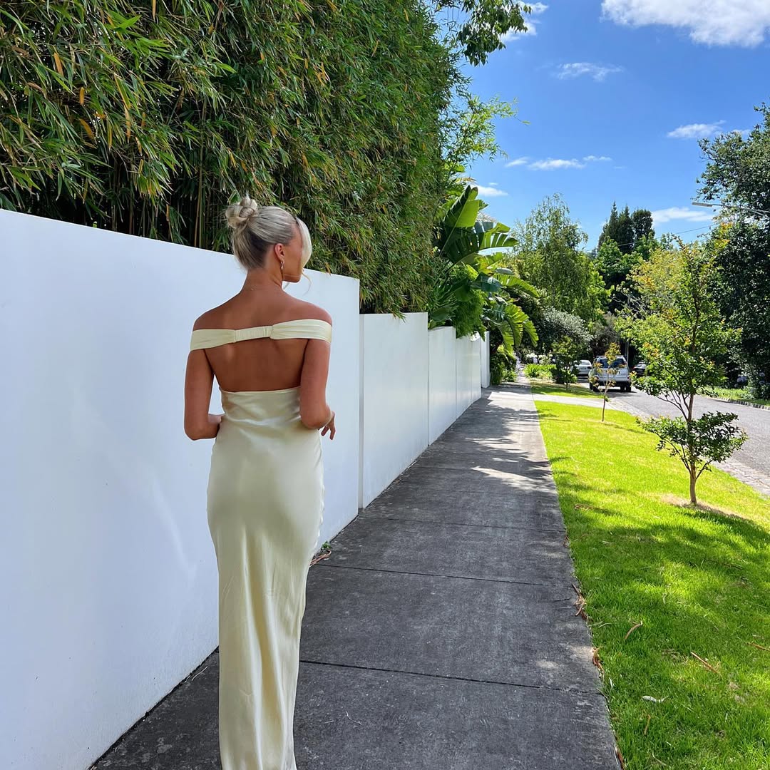 SOERA Serene Backless Satin Maxi Dress - Dresses - GZ1773374087097143906 XL