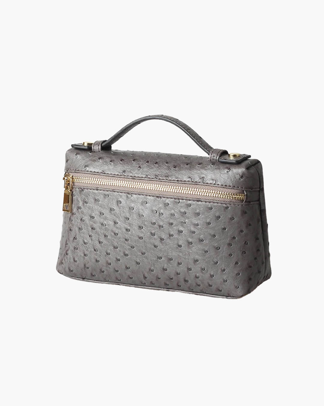 SOERA Bianca Ostrich Pattern Bag - Handbags - Gray