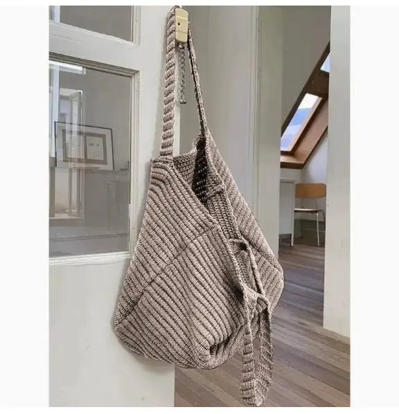 SOERA Morgan Soft Knitted Crossbody Bag - Handbags - Taupe
