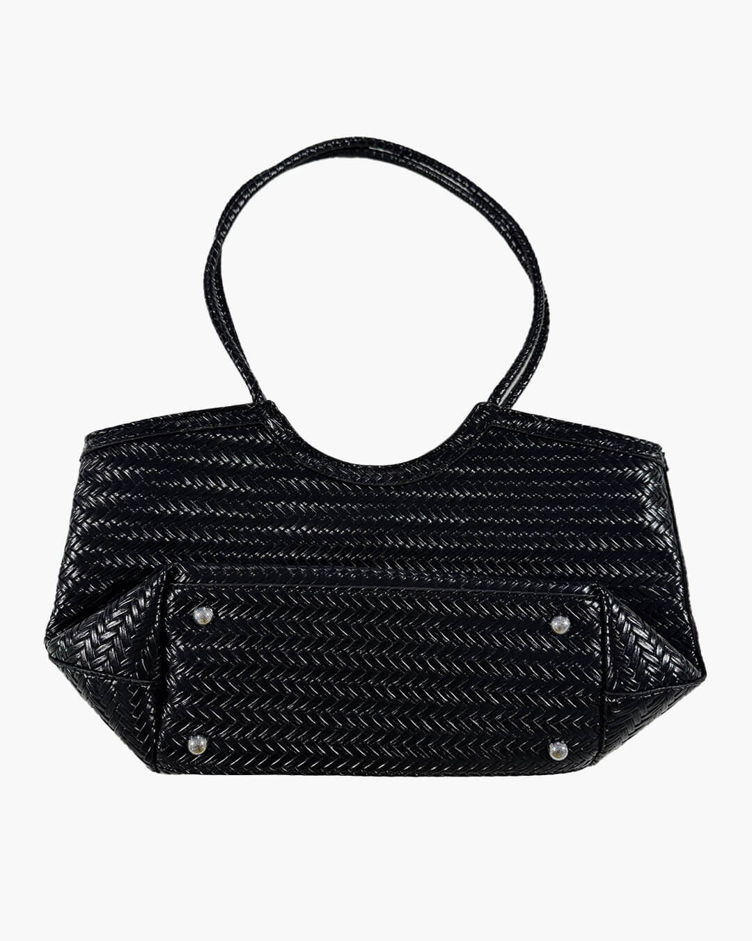 SOERA Rica Woven Faux Leather Bag - Handbags - Soera-Rica-Woven-Faux-Leather-Bag-Handbag/Dark-Brown Dark Brown Regular