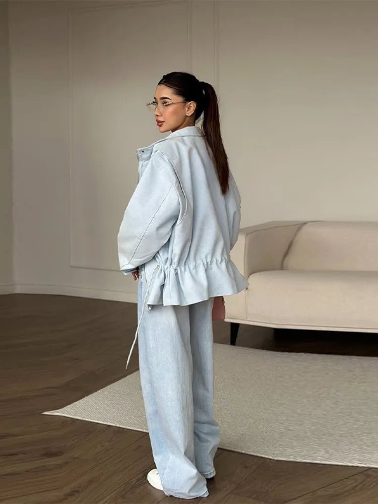 SOERA Esther Stand Collar Jacket - Jacket - SOERA-381763-BLU-M-90915 Blue M