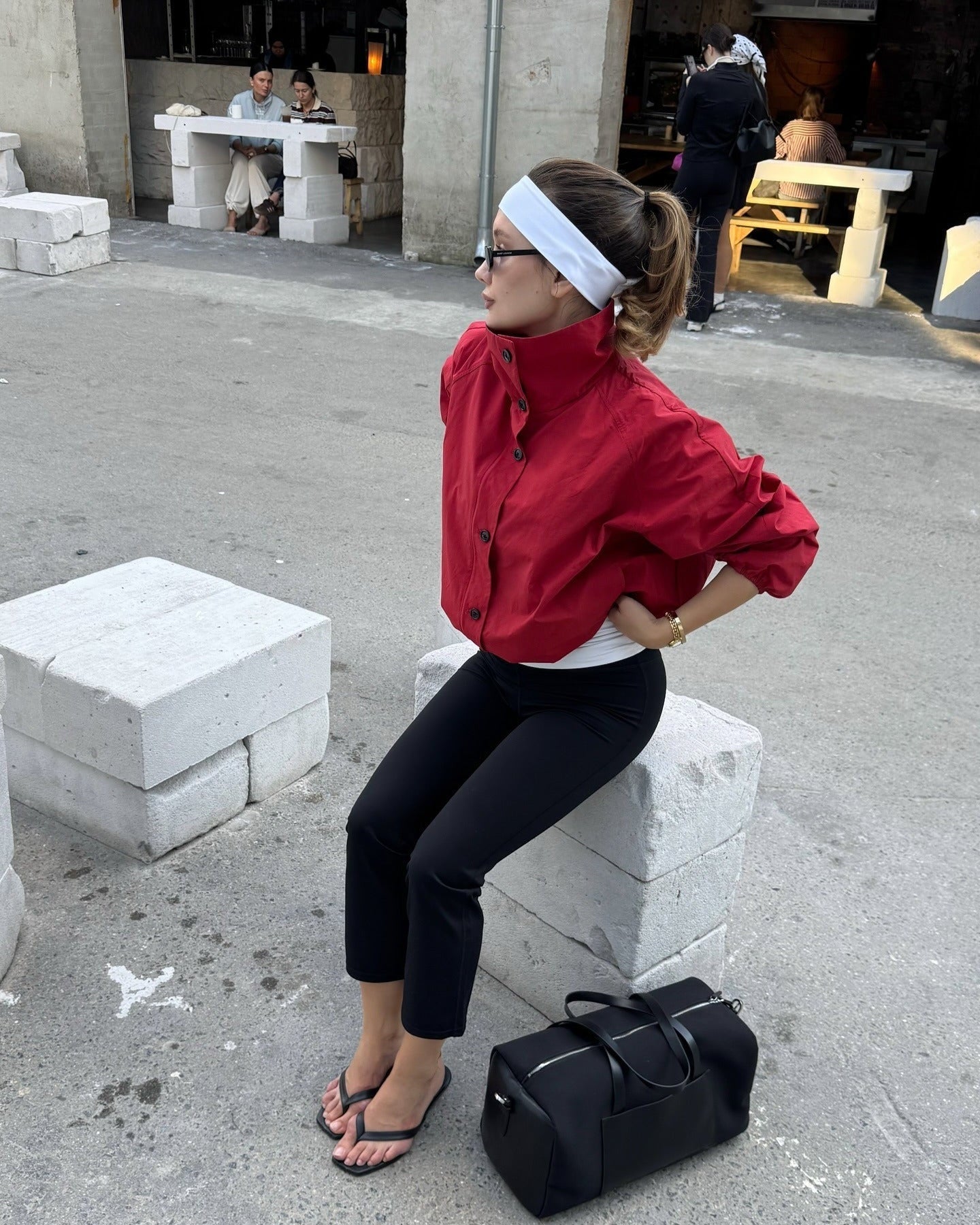 SOERA Clara High - Neck Bomber Jacket - Jackets - tC1765197968549042284 Red M