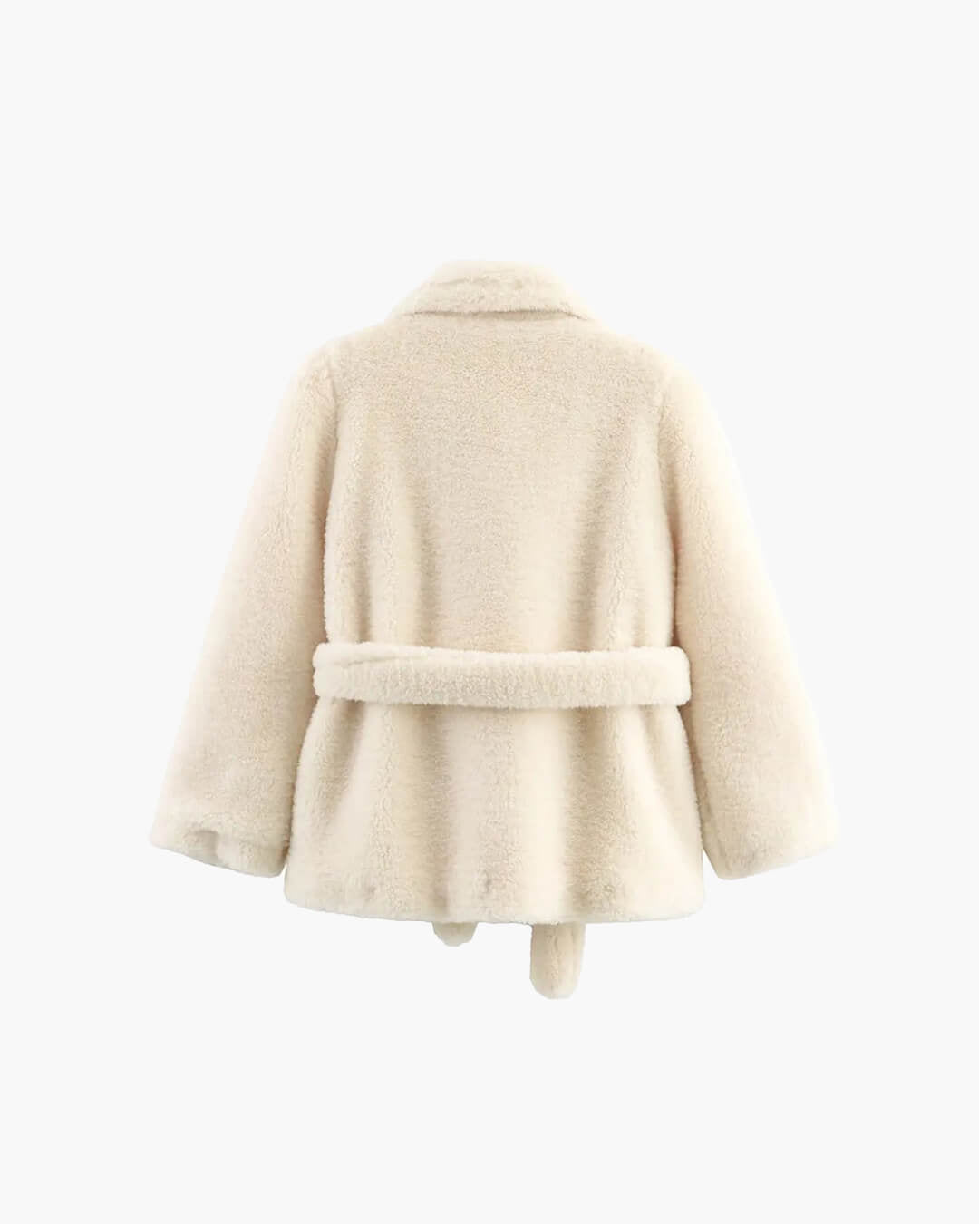 SOERA Isabelle Belted Faux Fur Coat - Jackets - 3256810138255070-;ZK1763778893338224116 Beige M