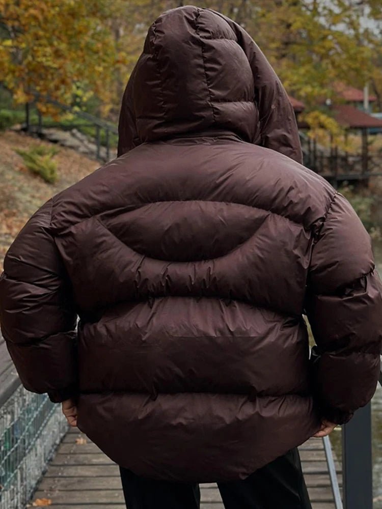 SOERA Janine Hooded Puffer Jacket - Jackets - xB1762345864134336305 Dark Brown L