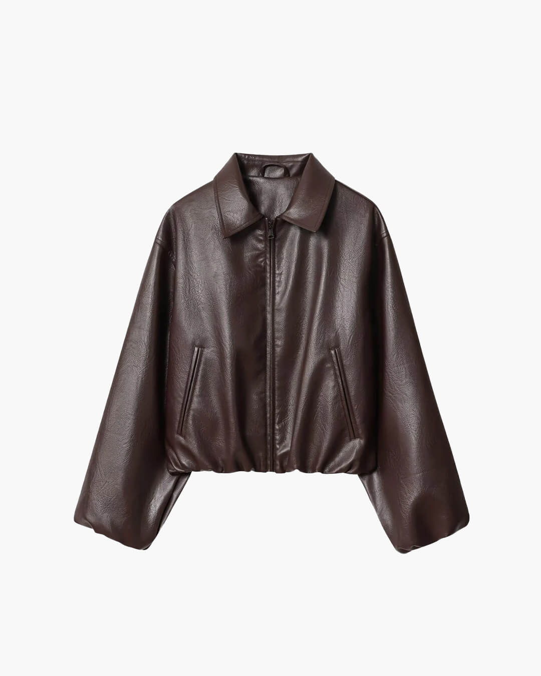 SOERA Jenny Faux Leather Bomber Jacket - Jackets - 1005009936813673-;Ef1765284569265313138 Black M