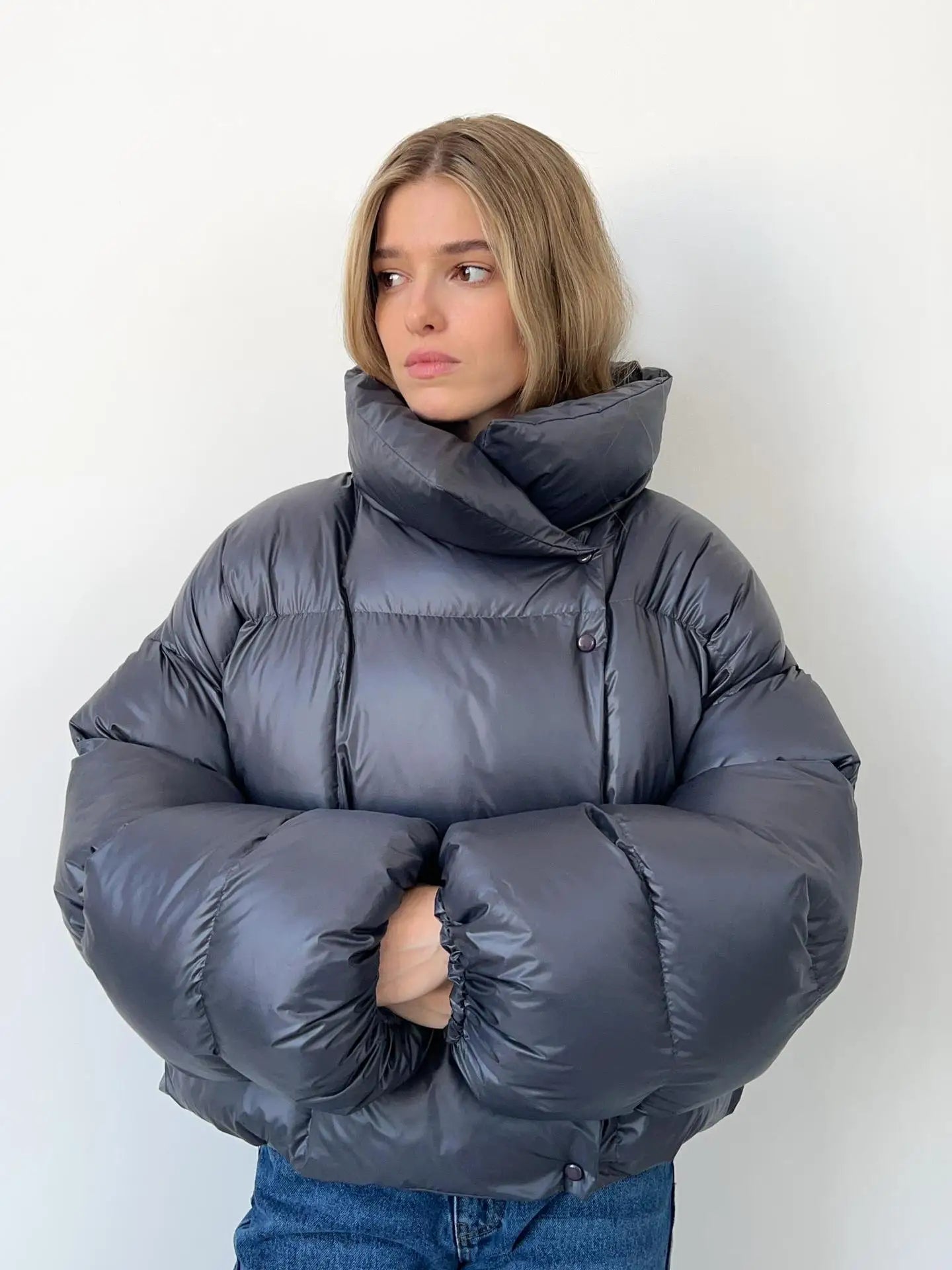 SOERA Jessy Puffer Jacket - Jackets - Navy S