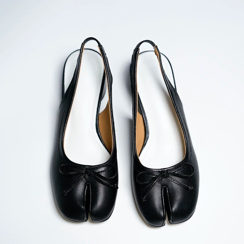 SOERA Beatrice Split - Toe Ballet Mary Jane Heels - Shoes - Black 35