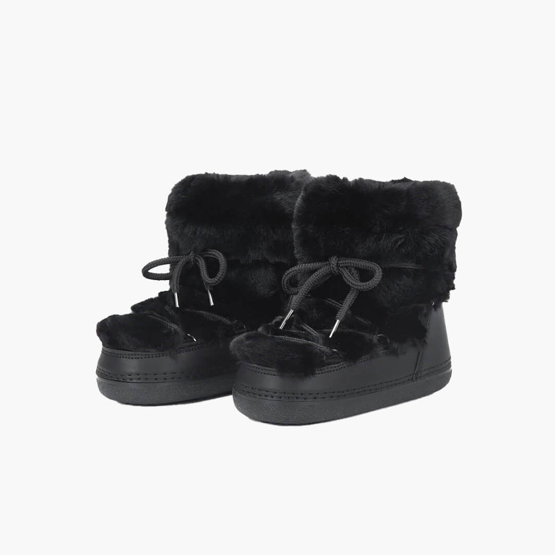 SOERA Cleo Fluffy Snow Boots - Shoes - oh1767703806861373521 Black Low 35 - 36