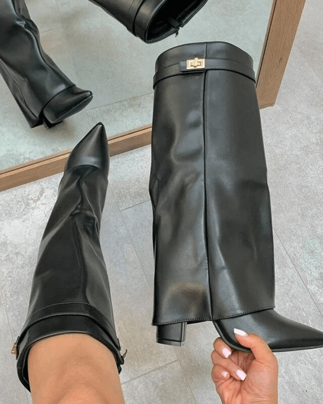 SOERA Kyla Suede Boots - Shoes - Black Began Leather 37