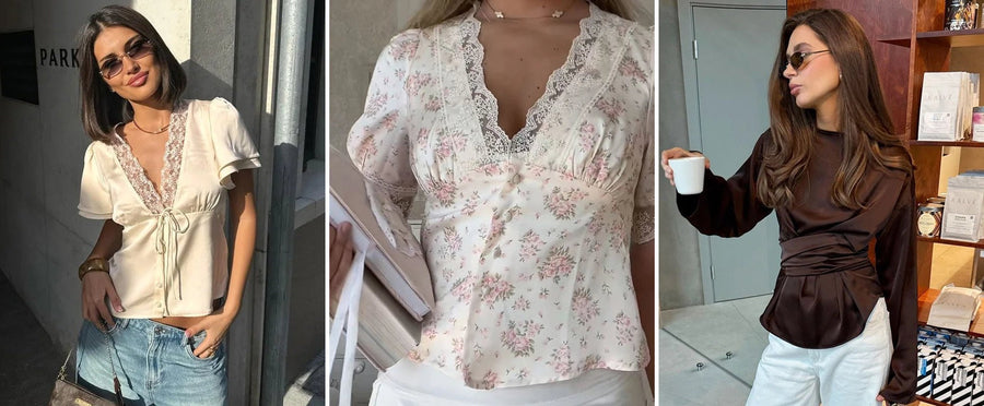 The Silk-Blend Blouse: Dressing Up Your Autumn Basics