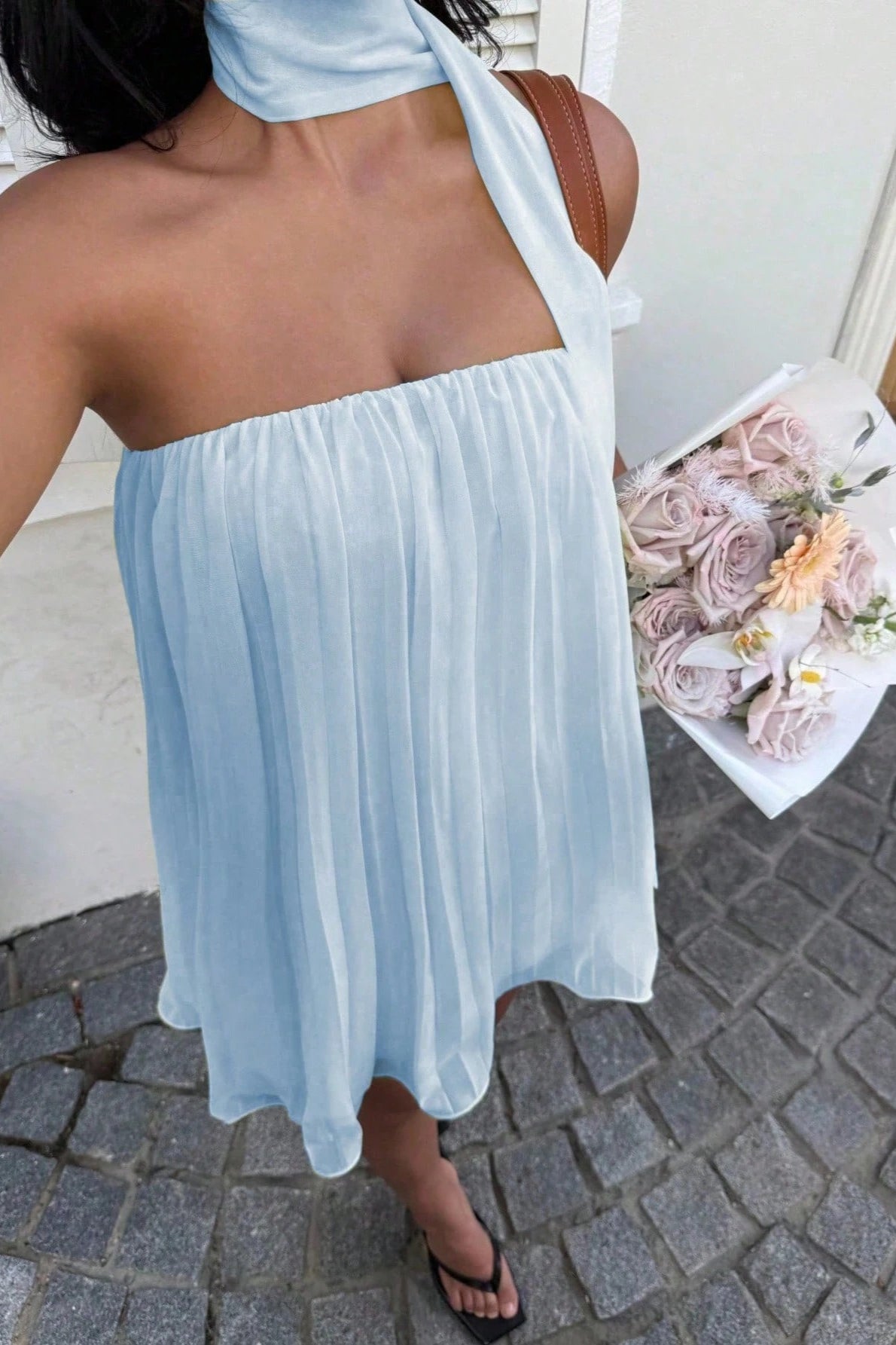 Aliya rypytetty bandeau-minimekko