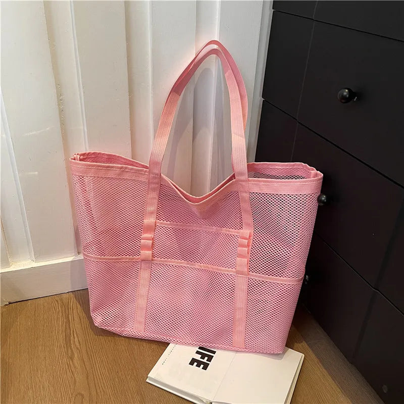 Beatrice Large Capacity Canvas Beach Tote