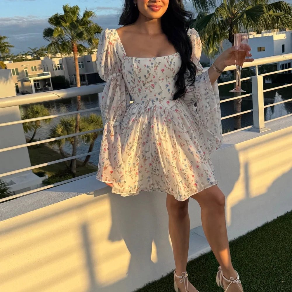 SOERA Bianca Off-Shoulder Ruffled Mini Dress - Dresses -  White XL