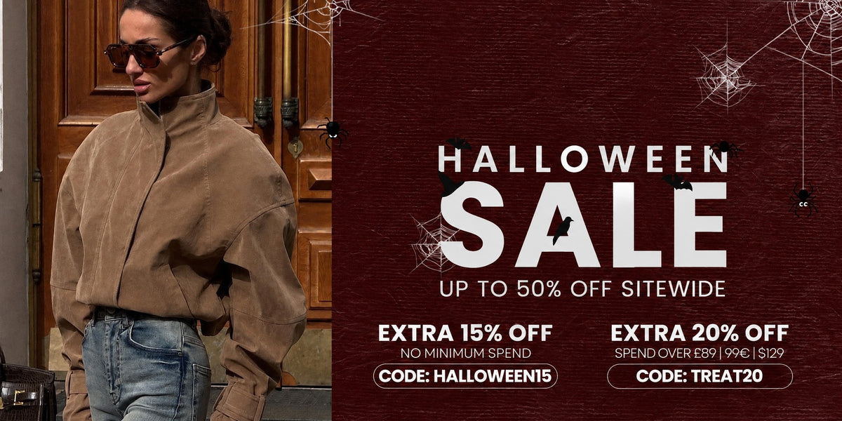 Halloween Sale: jopa 50 % alennus, lisäksi 15 % koodilla HALLOWEEN15, lisäksi 20 % yli 99 EUR ostoksilla koodilla TREAT20