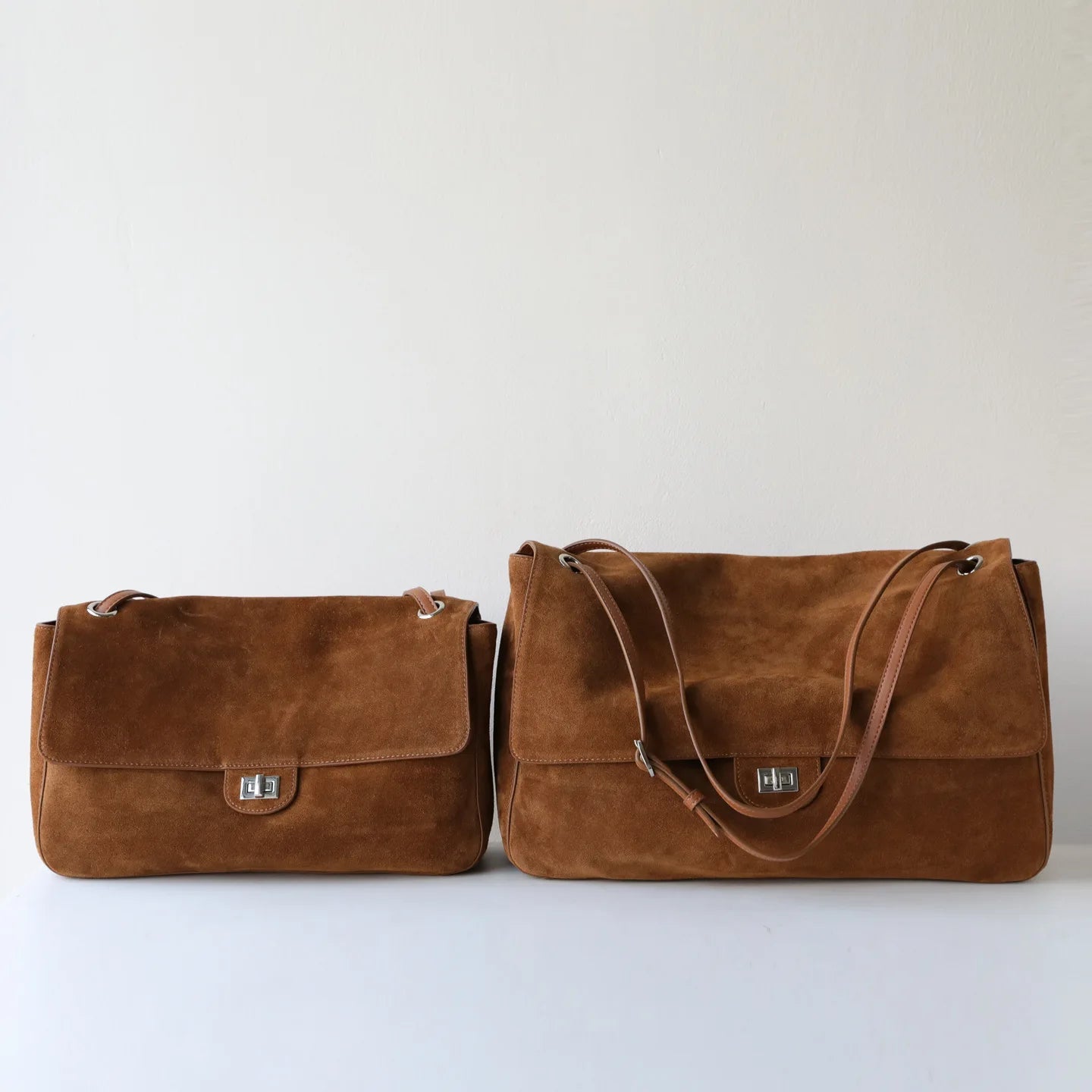 SOERA Esther Frosted Cowhide Retro Tote Bag - Bag - SOERA-968003-KHA-32-01283 Light Brown Small