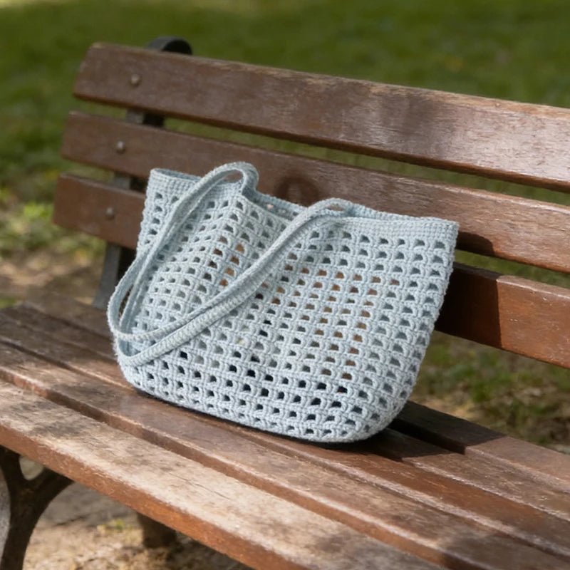 SOERA Sophia Crochet Shoulder Bag Kit - Bag - SOERA-337923-1SE-OS-59651 Light Blue