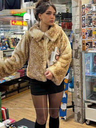 Carla Faux Fur Statement Bambi Coat