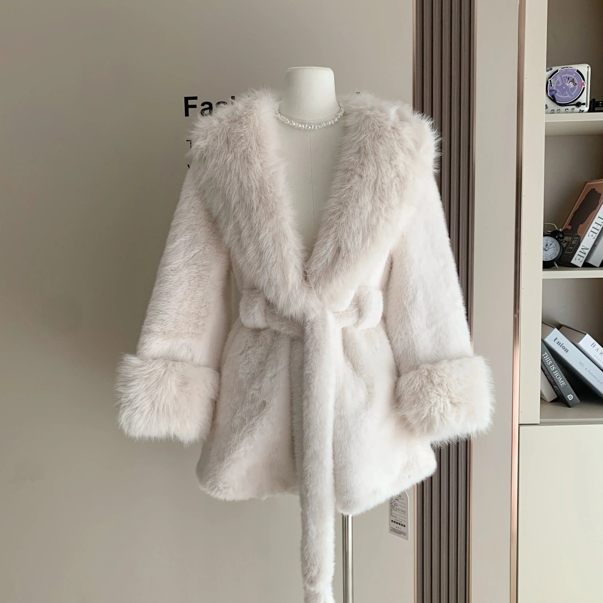 SOERA Jessa Faux Fur Trim Coat - Coats & Jackets -  Black M