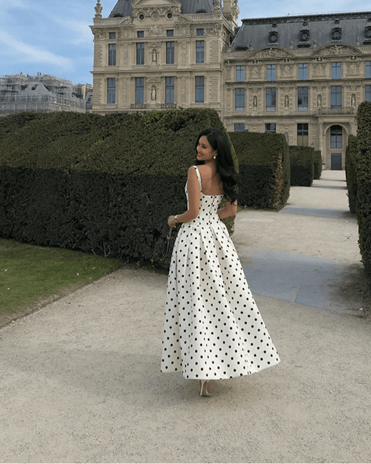 SOERA Jasmine Polka Dot Midi Dress - Dress -  XS