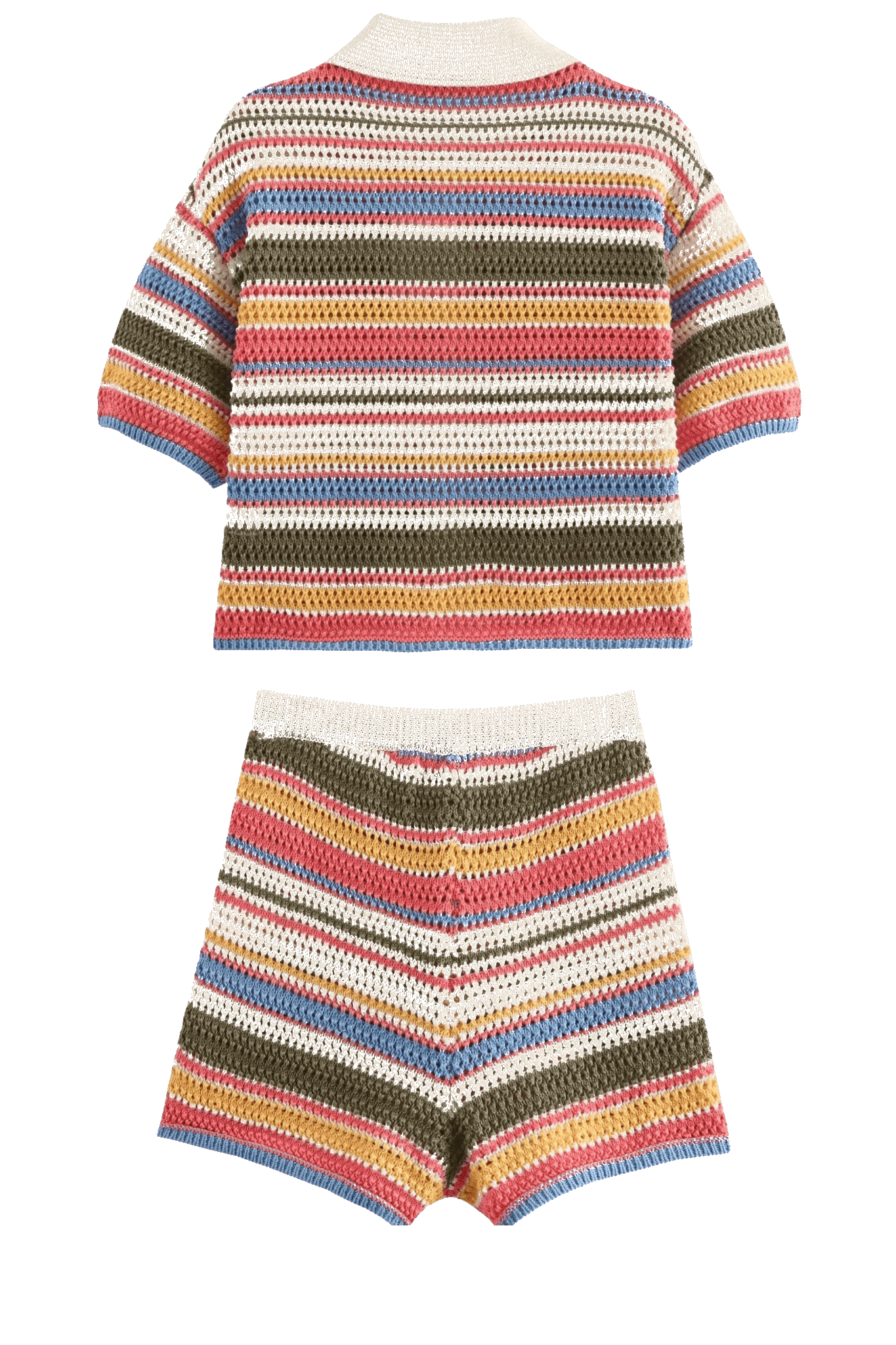 SOERA Sophie Striped Crochet Co-ord Set - Dress - SOERA-995651-TWI-M-24611 Twilight M