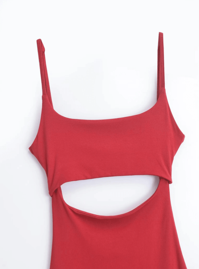 SOERA Violet Backless Sling Dress - Dress -  Red S