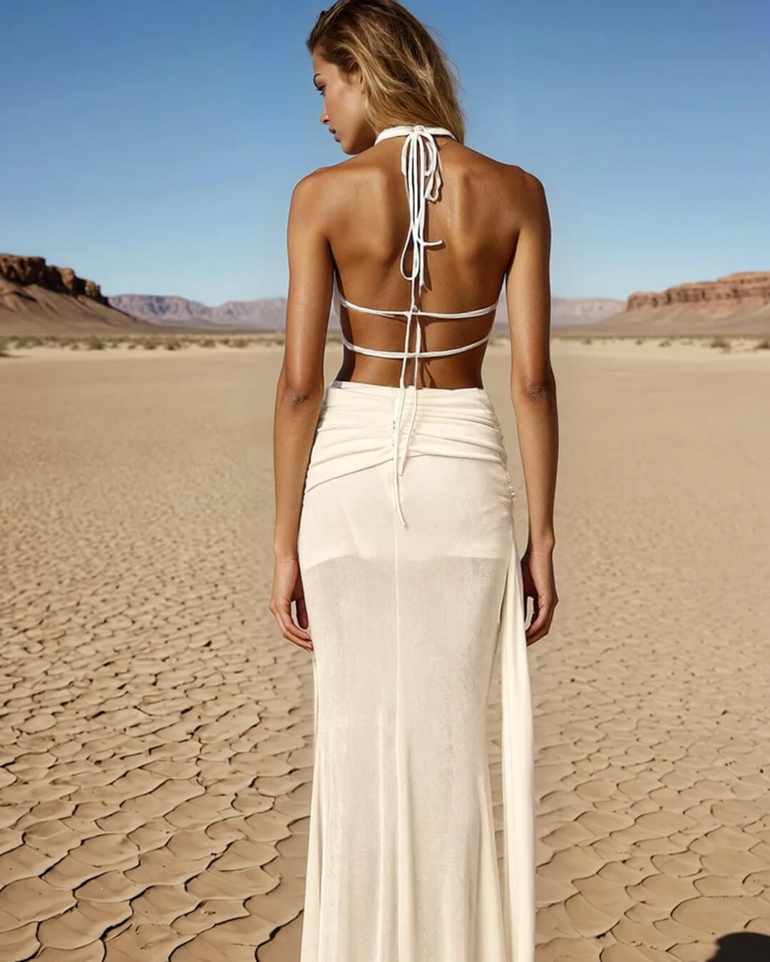 SOERA Elyse Halterneck Backless Maxi Dress - Dresses -  Black M