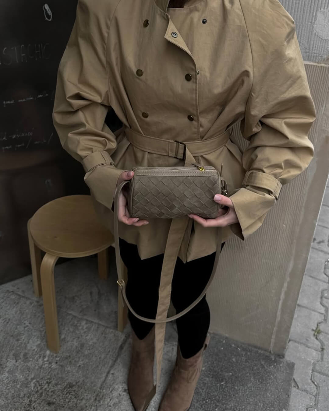 SOERA Jessica Woven Suede Bag - Handbags - Soera-Jessica-Woven-Suede-Bag-Handbag/Beige Beige Regular