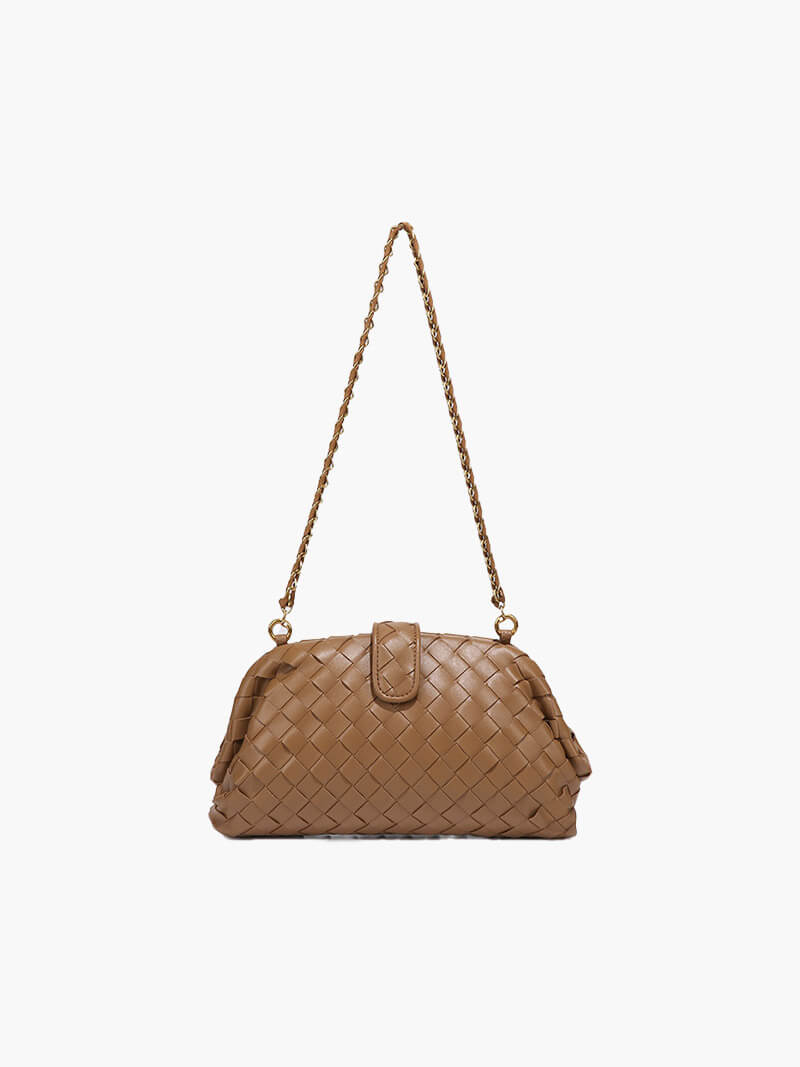 SOERA Tessa woven clutch - Handbags - Soera-Tessa-bag-beige Beige