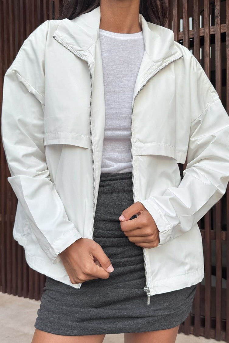 SOERA Agnes Zip Up Windbreaker - Jackets - Gl1770383550826872981 M