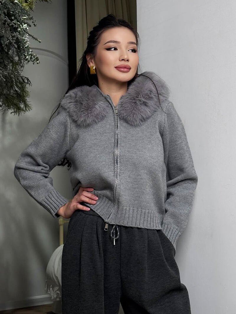 SOERA Alison faux fur Jacket - jackets - Soera-Celistine-Jacket-Beige/S Creme S