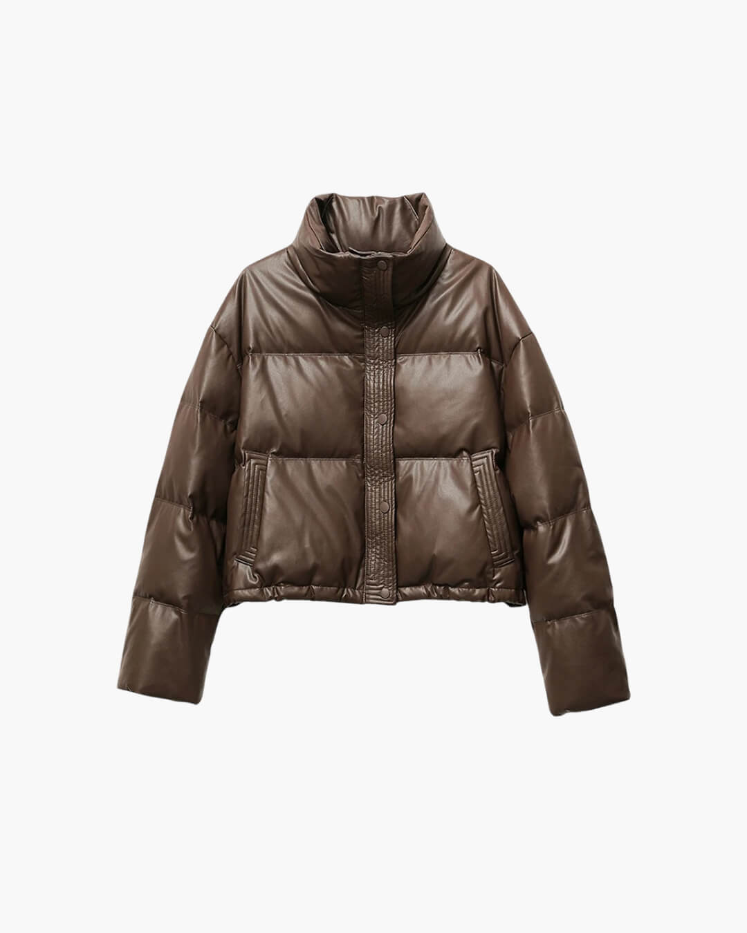 SOERA Mira Puffer Jacket - Jackets - 3256807623832358-;sI1763625119666942051 Coffee S
