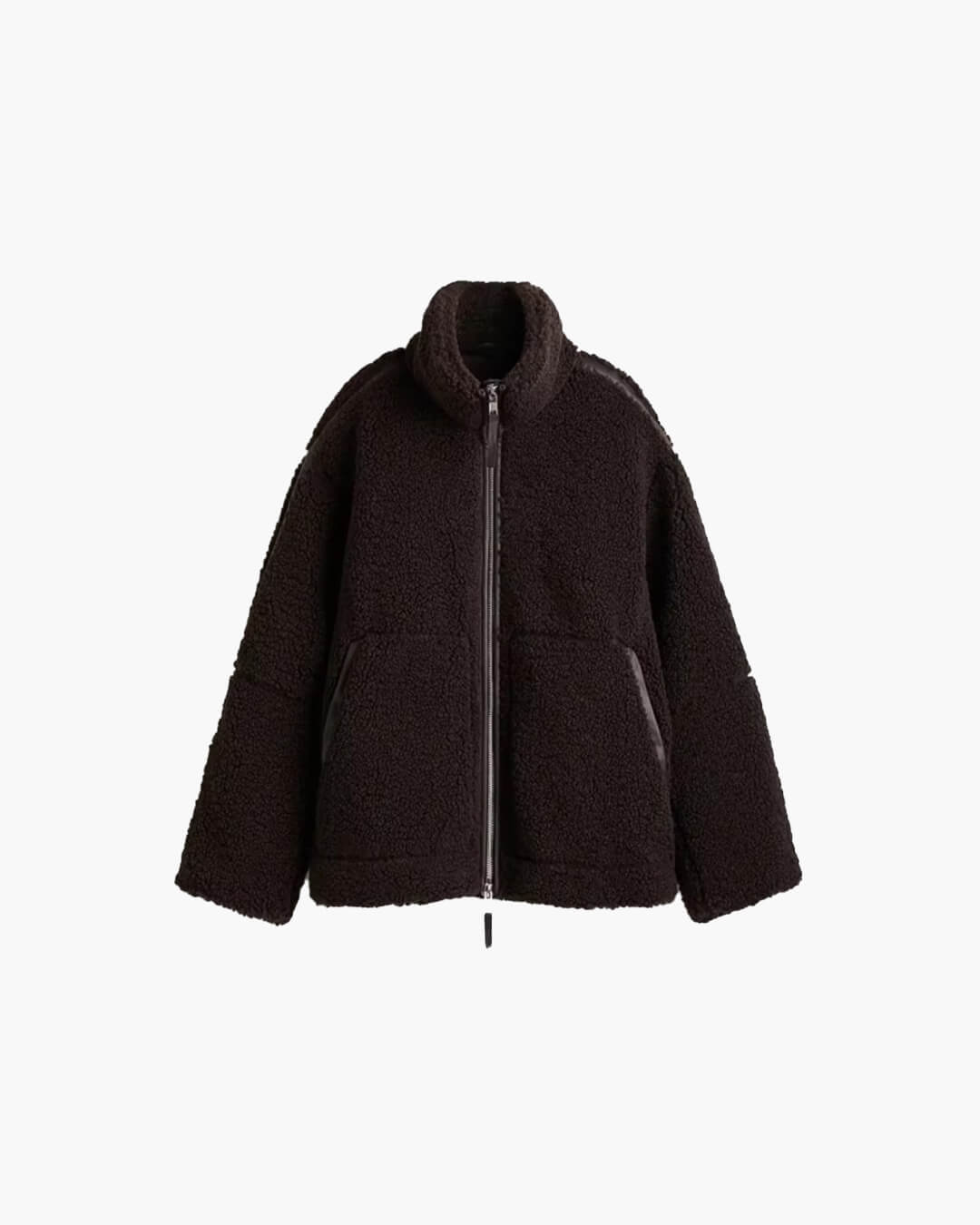SOERA Susan Zip Up Teddy Jacket - Jackets - of1763304746542340553 Coffee S