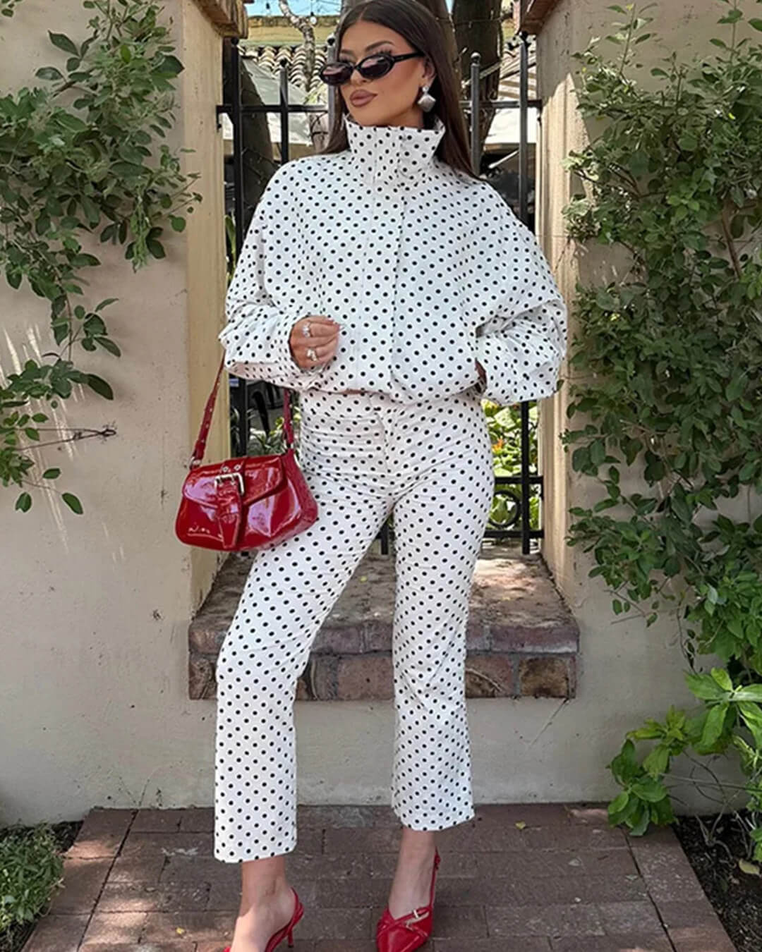 SOERA Gloria Polka Dot Co - Ord Set - Matching Sets - Gd1770927322297252377 Jacket L
