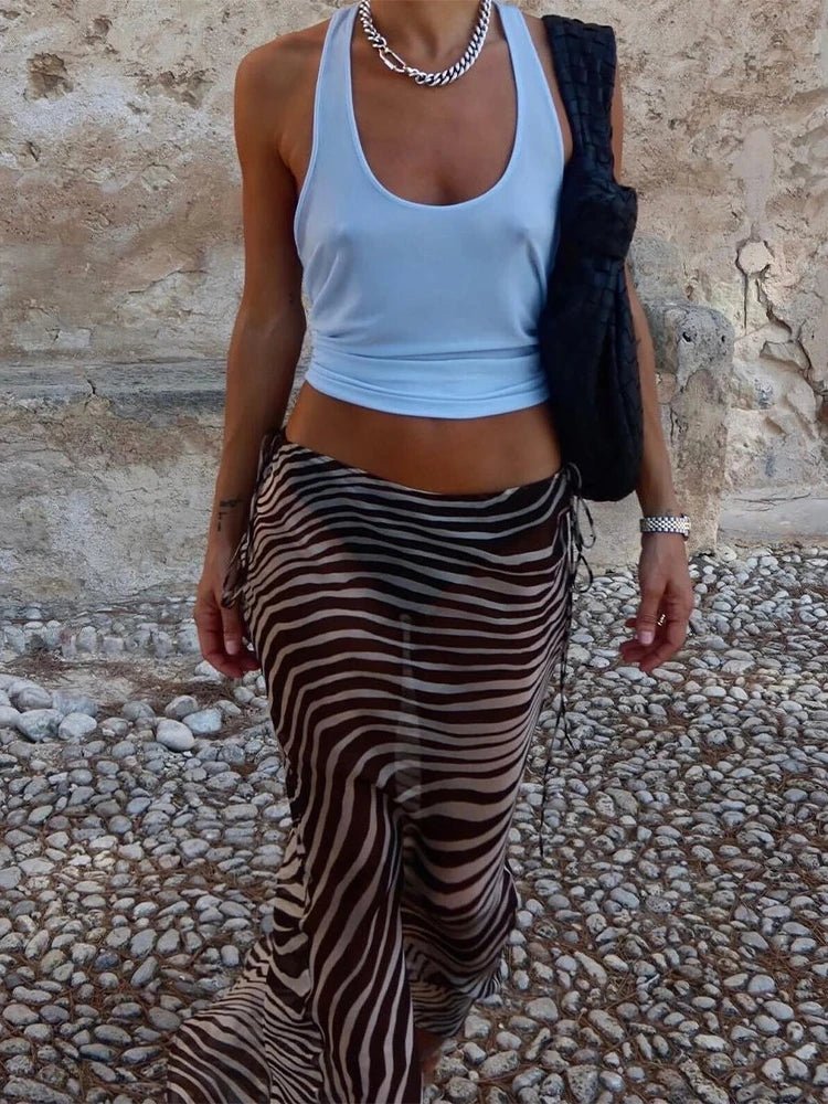 SOERA Margot Zebra Print Halter Set - Matching Sets - SOERA-697475-DEF-OS-67589 L