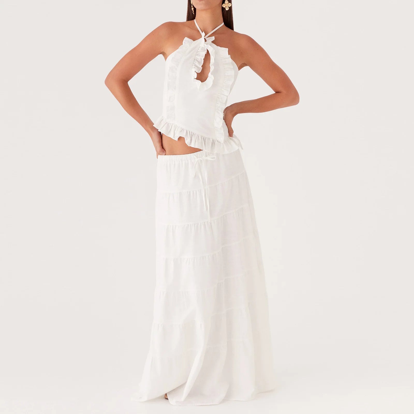SOERA Yasmine Ruffle Two-Piece Set - Matching Sets - SOERA-243075-A-L-16547 L