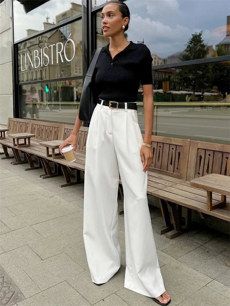 SOERA Celia High Waisted Wide Leg Pants - Pants - 1005005959599333-;tk1775670872679076581 S